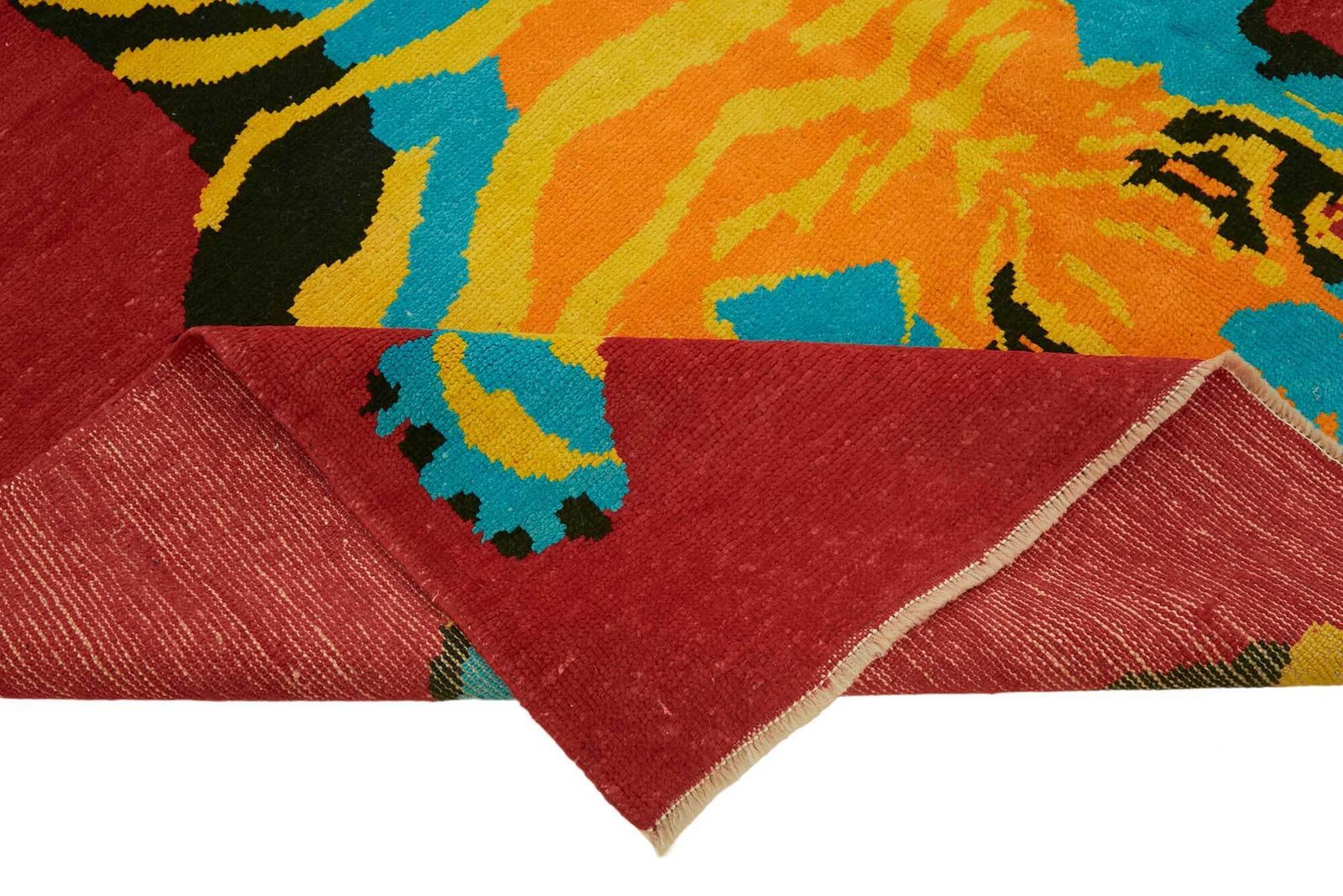 Tapis Oushak tigre noué à la main 7x10   46708 photo vinterior