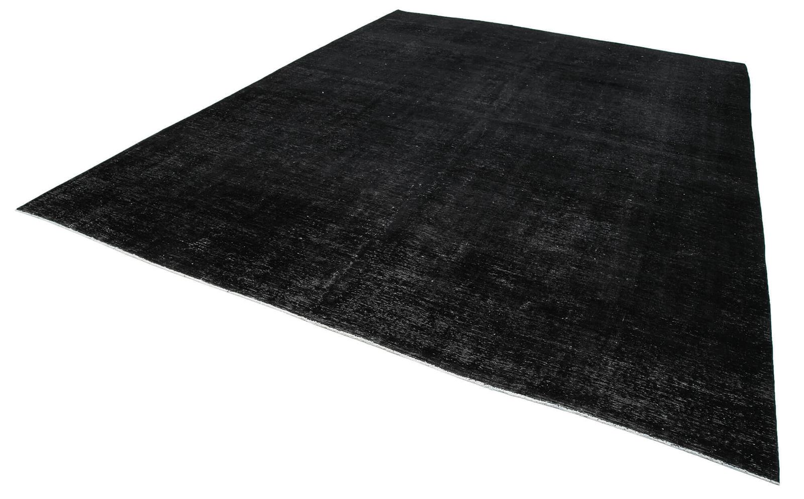 Grand tapis overdyed noir, 9x13 photo for sale