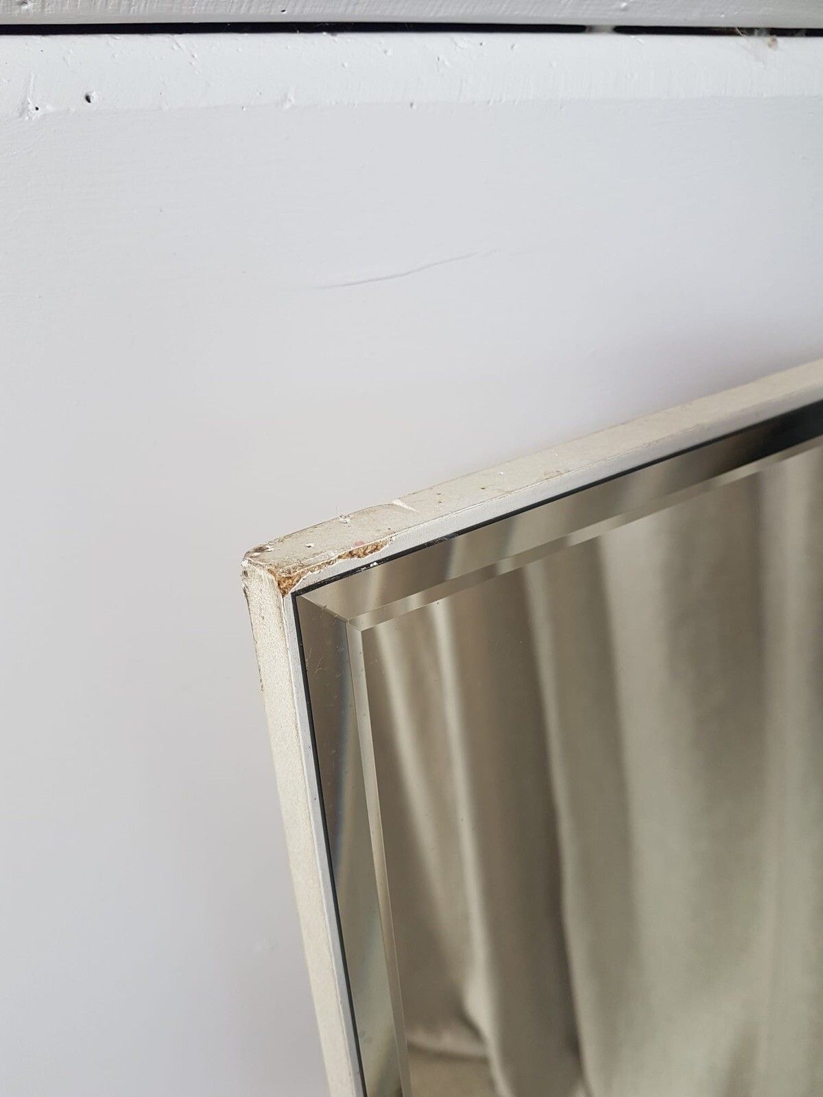 photo for sale Vtg Late Mid Century Floor Standing Wall Hallway Mirror Scandi Danish Retro R282