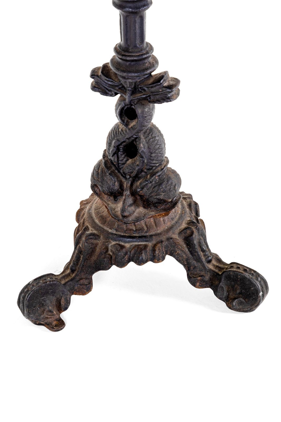 Furniture Italian Pietra Dura Black Marble Topped Table photo
