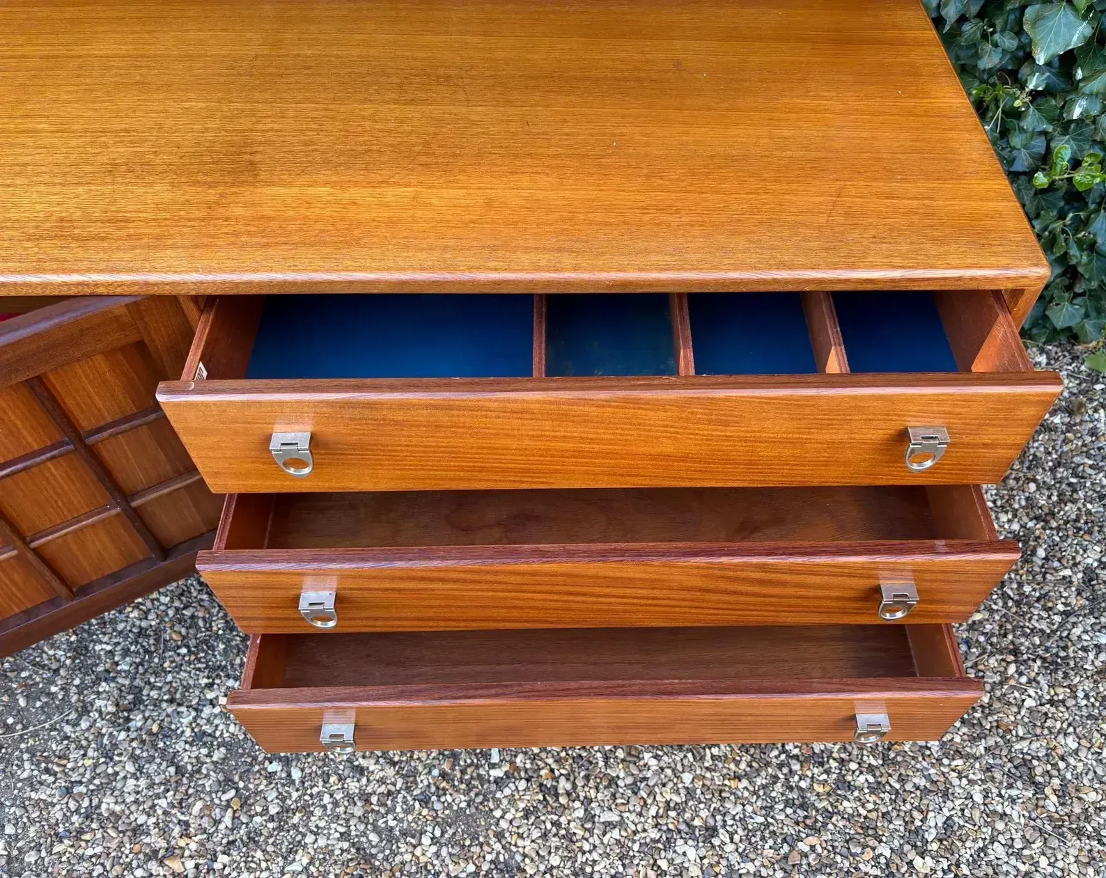 840.0 Mid Century Teak Sideboard By Younger C.1970s photo