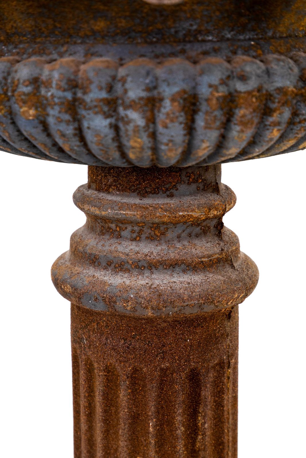 photo furniture Pair Of Tall Cast Iron Garden Planters
