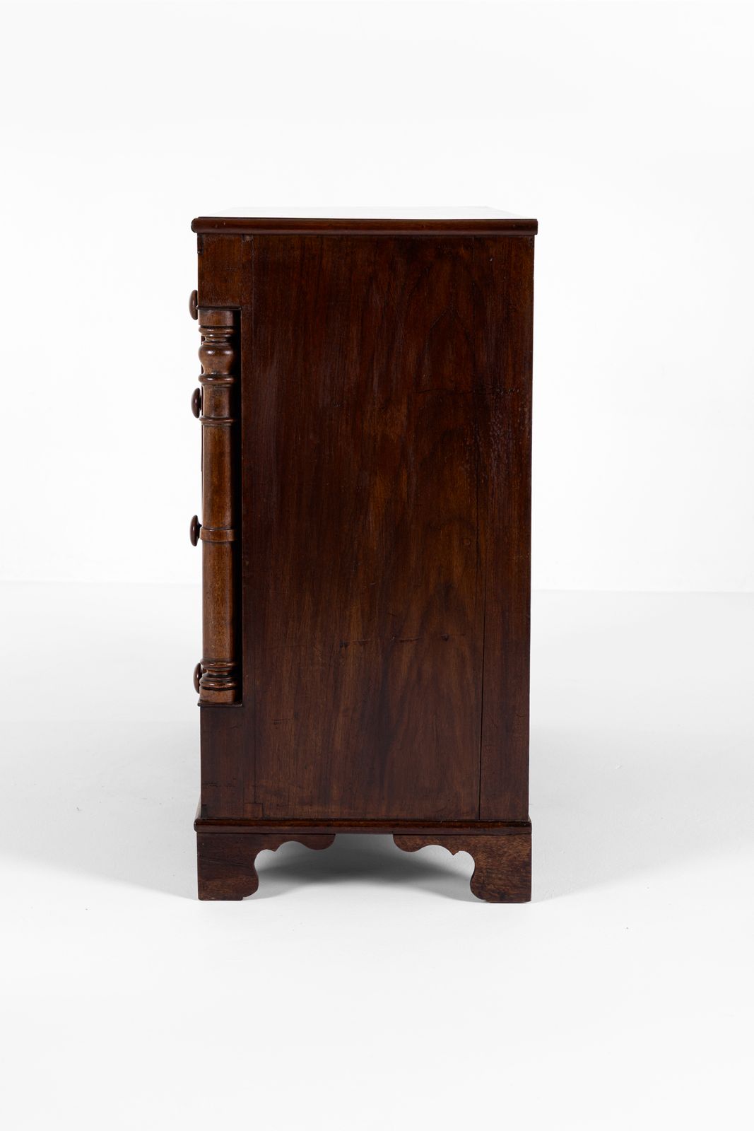 Victorian Flamed Mahogany Chest Of Drawers photo for sale