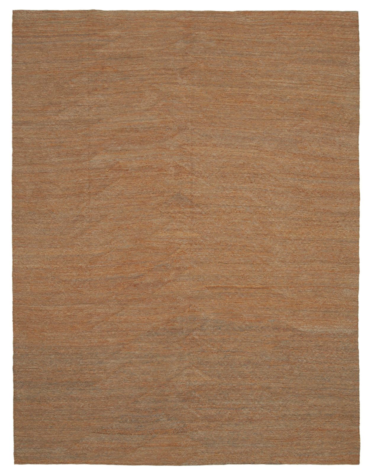 9x11 Orange Contemporary Kilim Rug