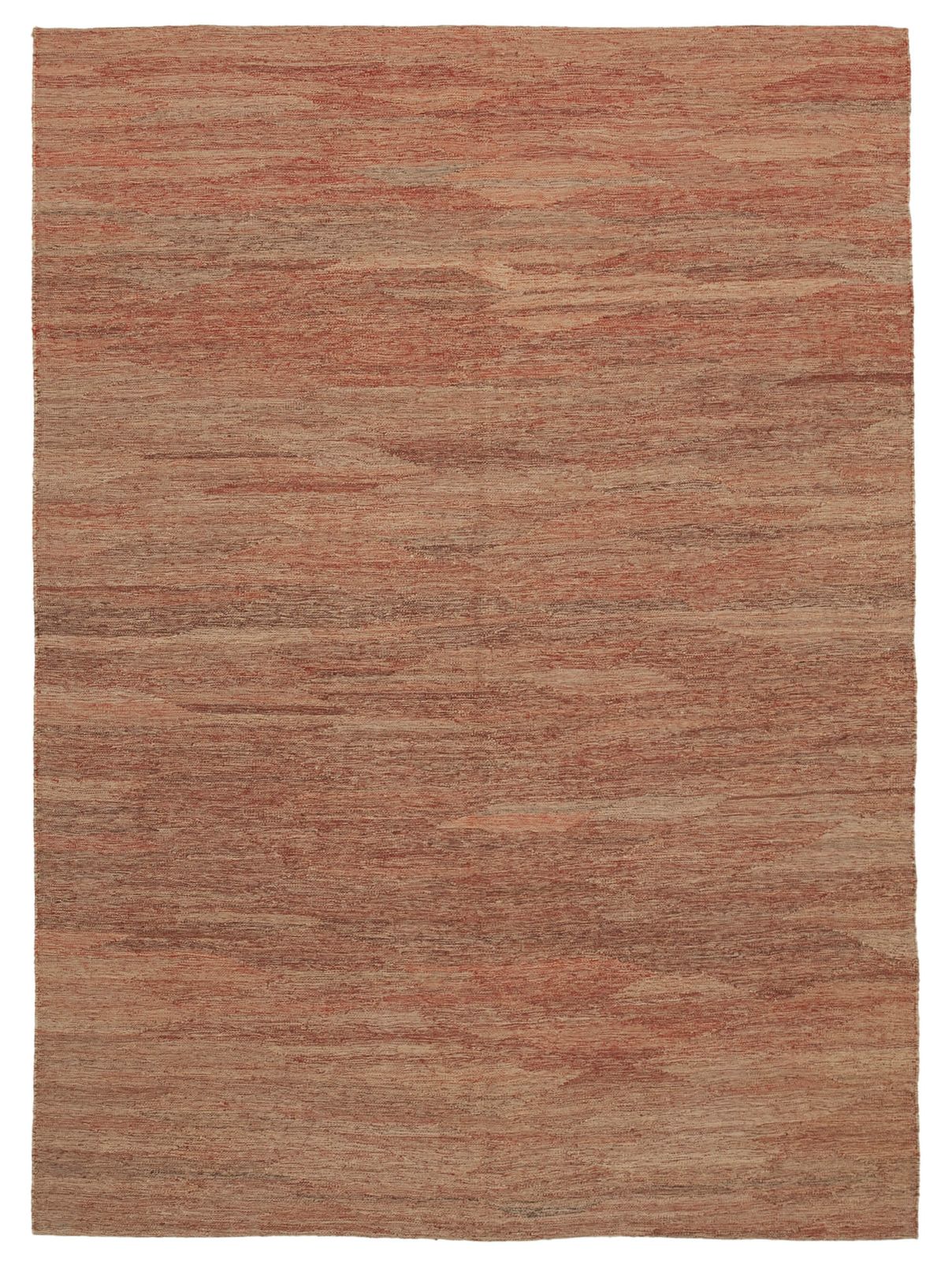 Tapis Kilim contemporain rouge 7x10