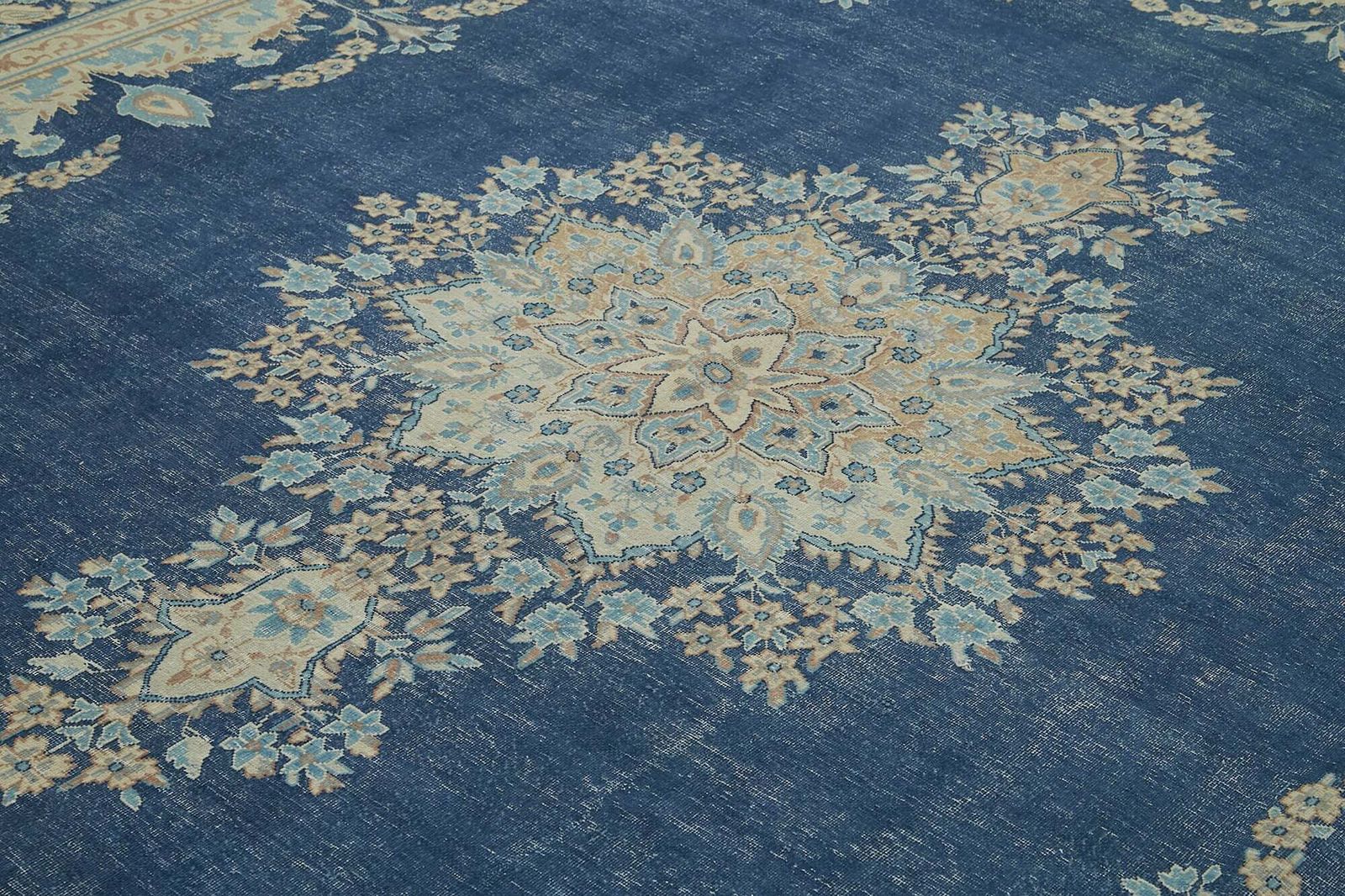 10x13 Beige Vintage Groot Vloerkleed photo 3987.0