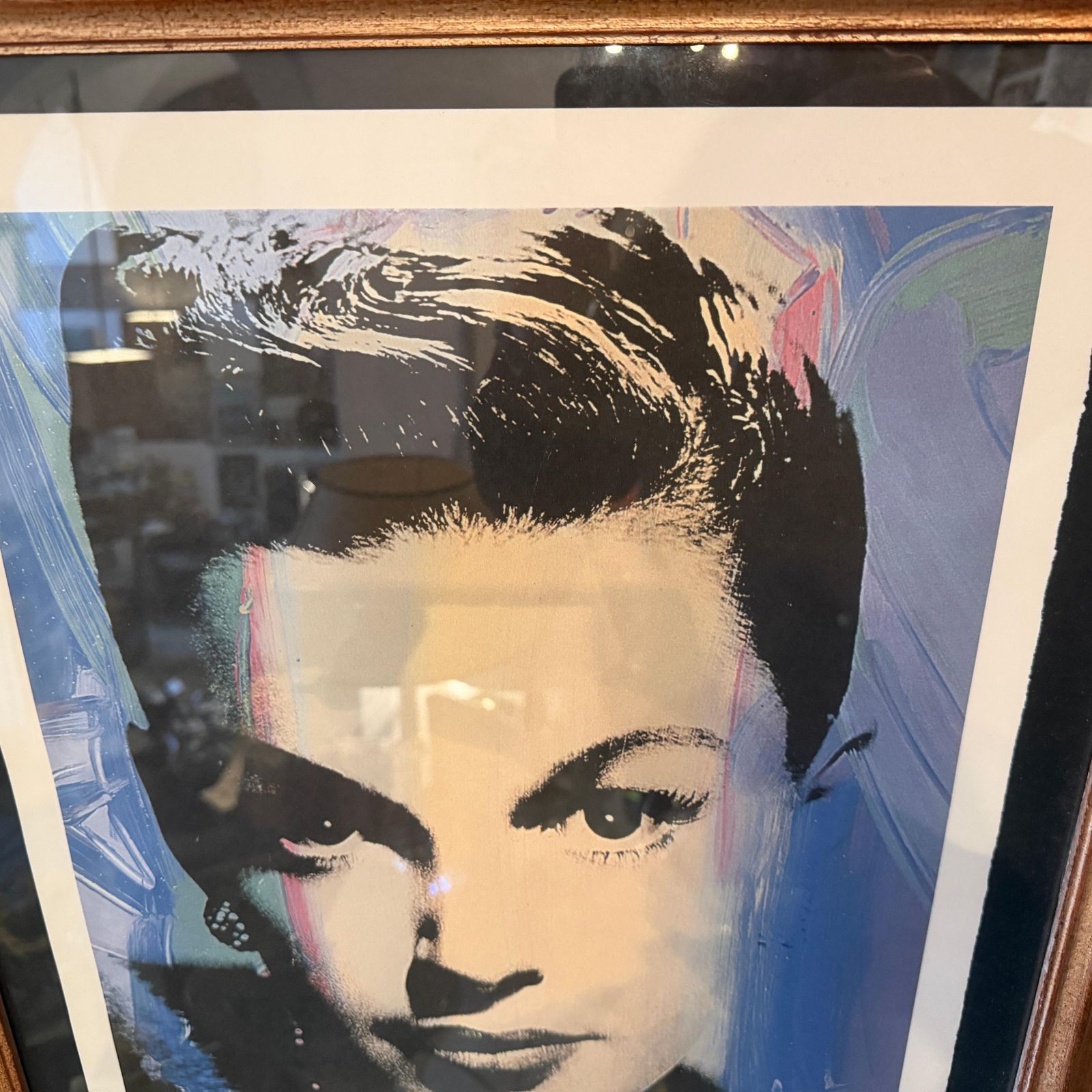 21st Century Framed 45/100 Judy Garland Lithography By A. Warhol photo vintage