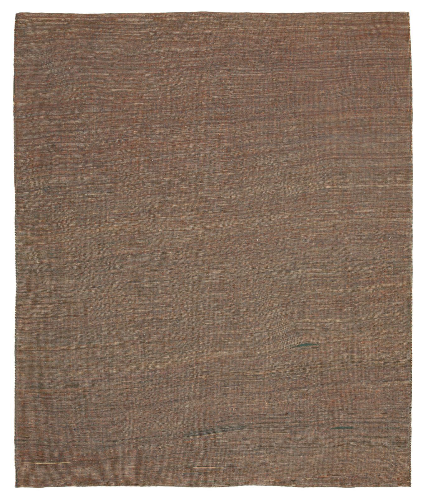 Tapis kilim contemporain brun, 8x10