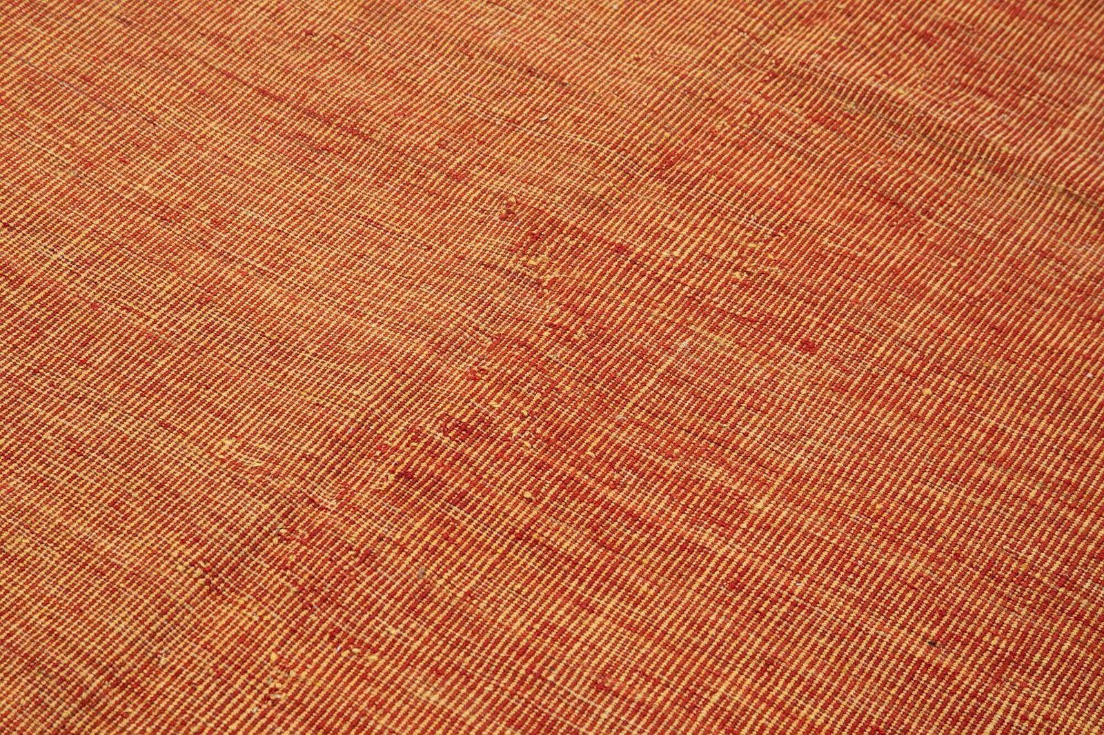 Tapis Kilim contemporain orange, 5x8 photo 704.0