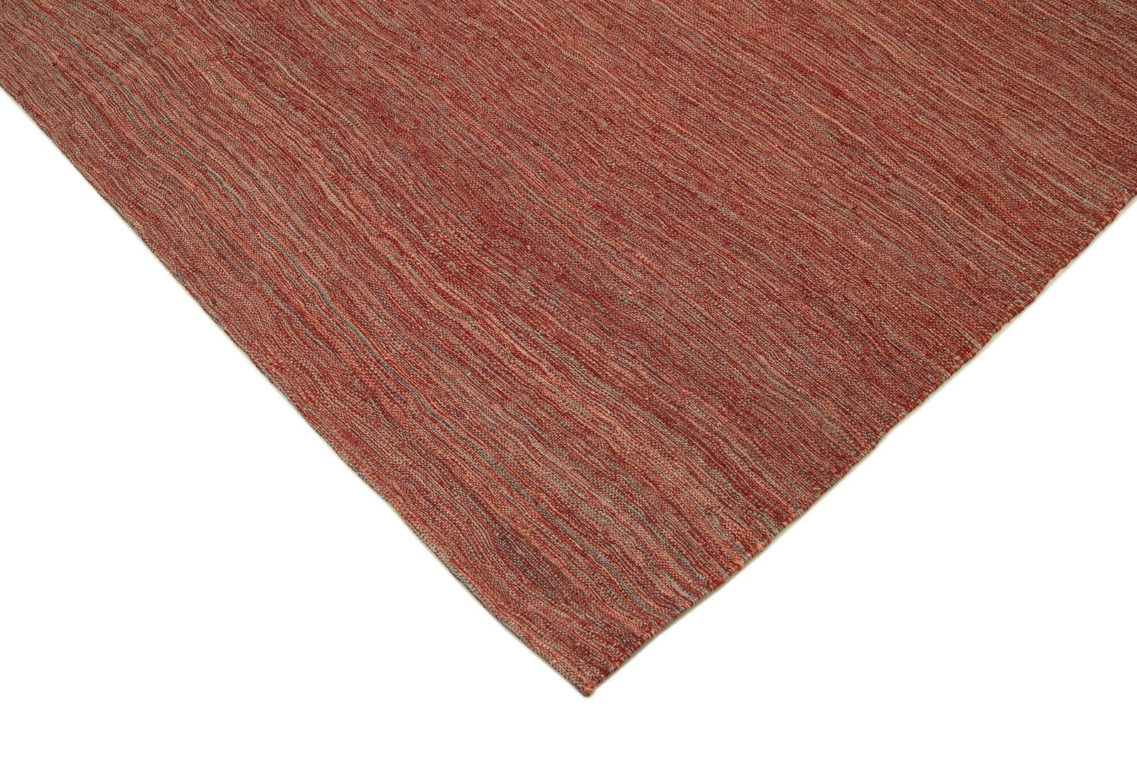 Tapis Kilim contemporain rouge, 7x9 photo Textiles