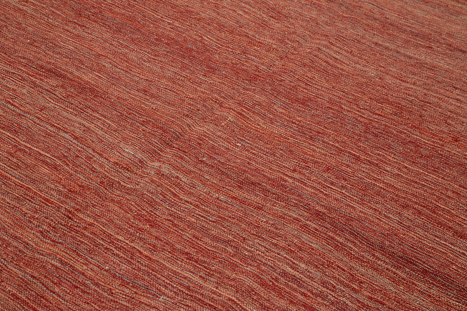 Tapis Kilim contemporain rouge, 7x9 photo 1022.0