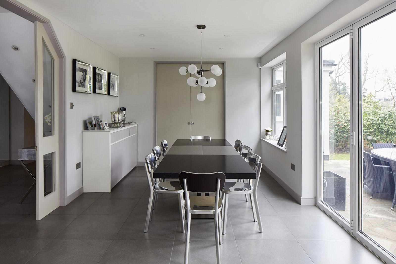 Déjà Vu Aluminium Polished Chairs Set Of 8