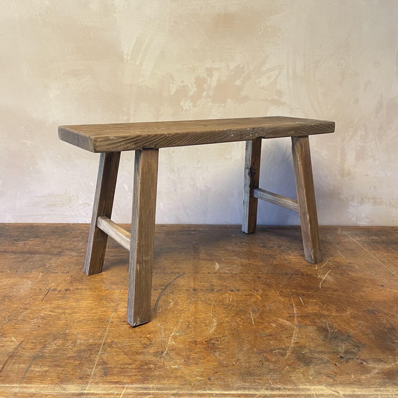 Rustic Wooden Bench