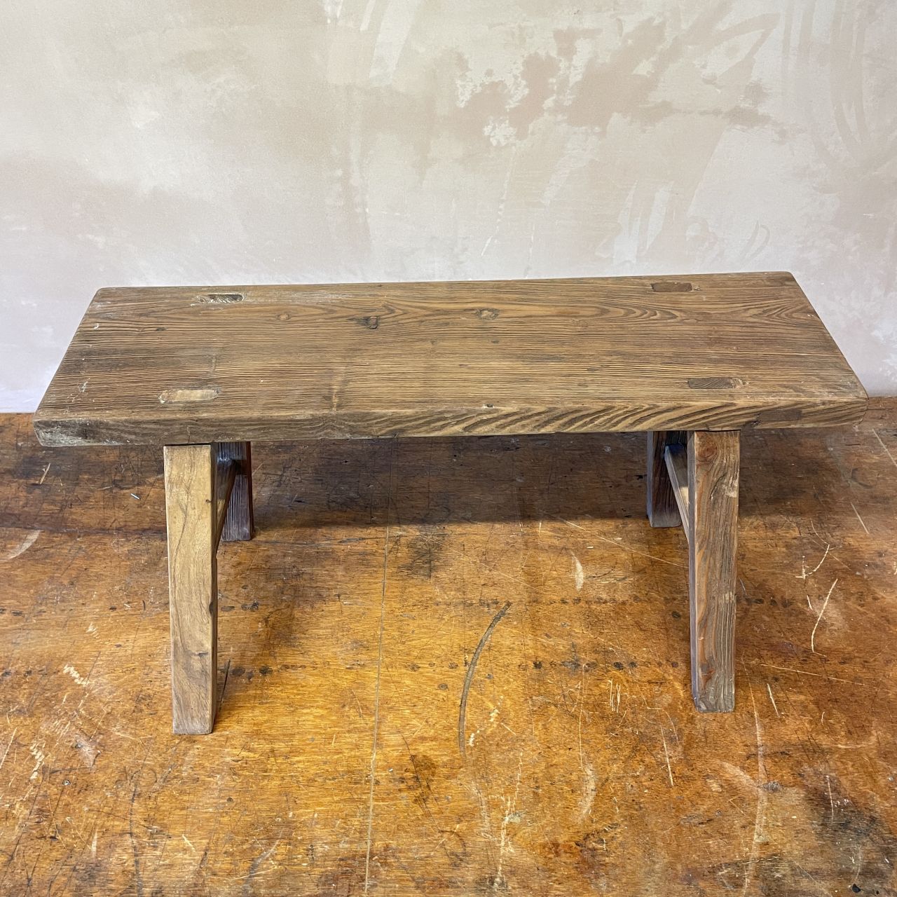 Rustic Wooden Bench photo 144.0