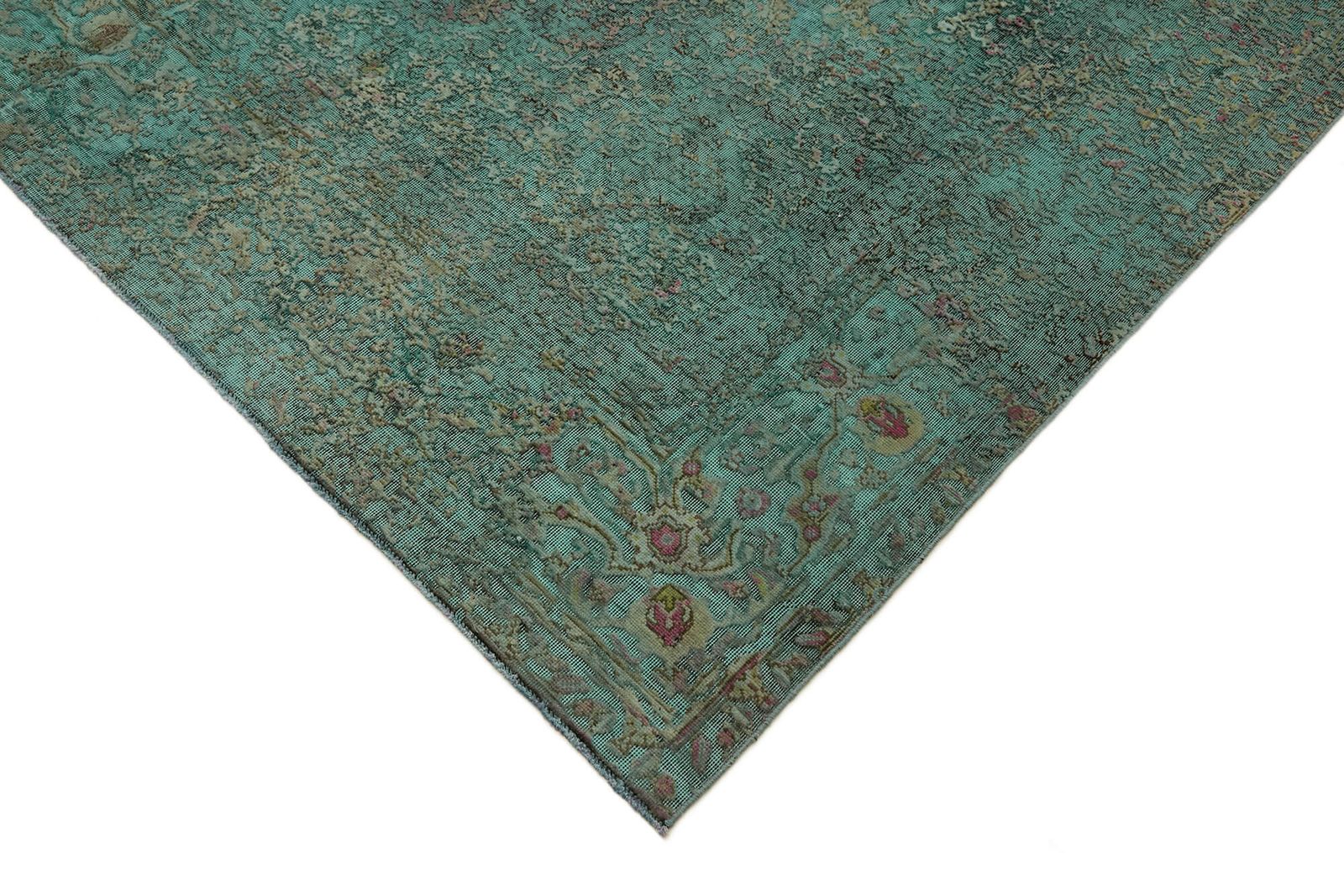 Tapis grande surface turquoise surdyé, 8x11 photo Textiles