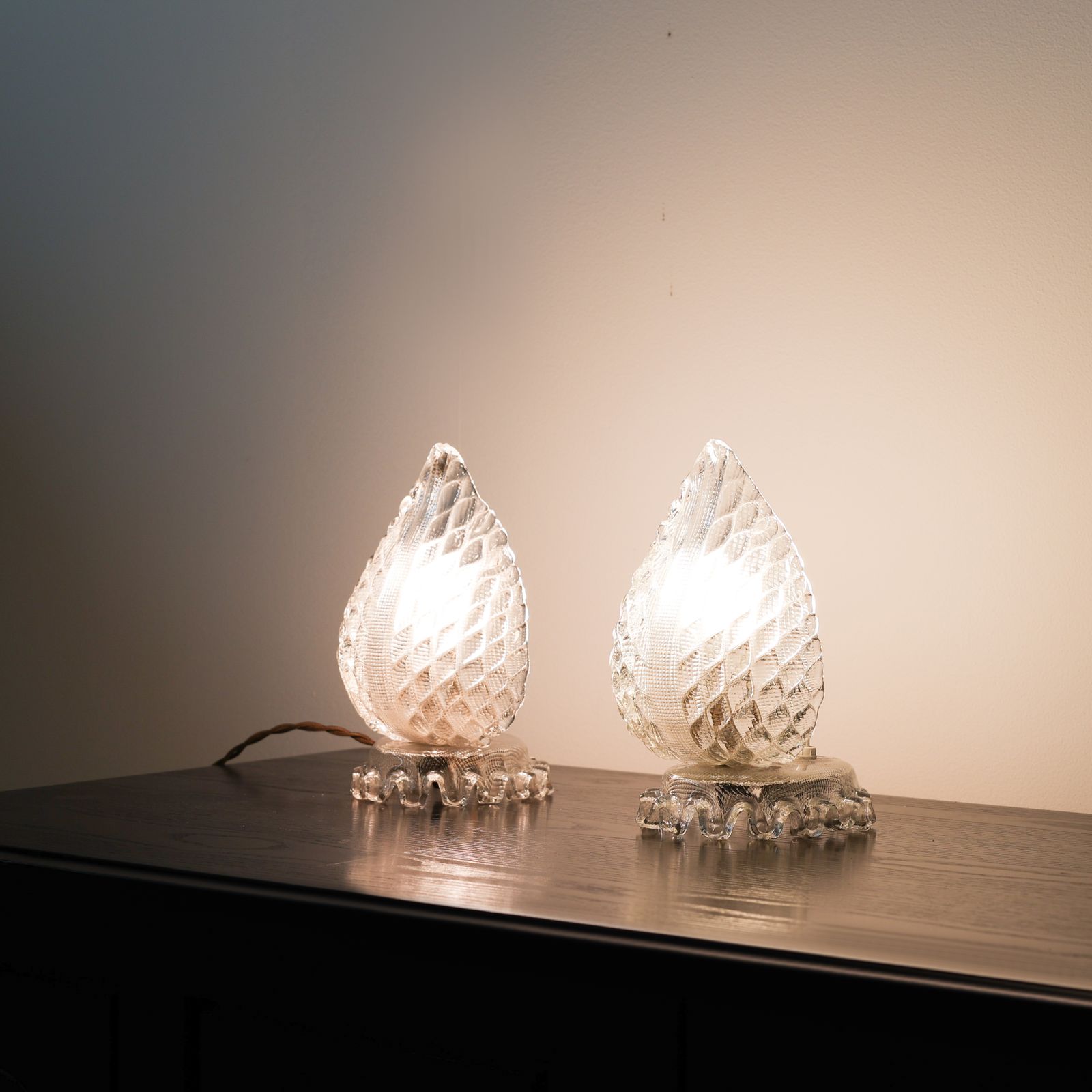 Lampes de table Barovier & Toso en verre de Murano photo 368.0