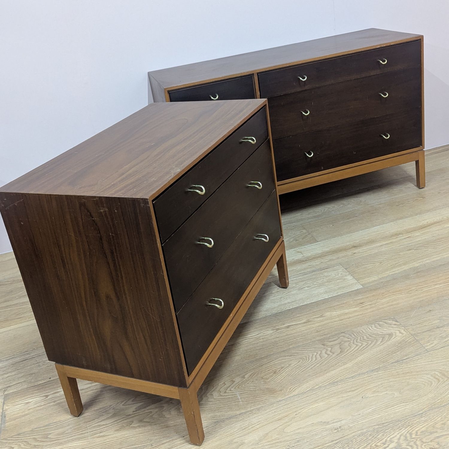 Pair Of Vintage 1950s Chest Of Drawers By Stag photo for sale
