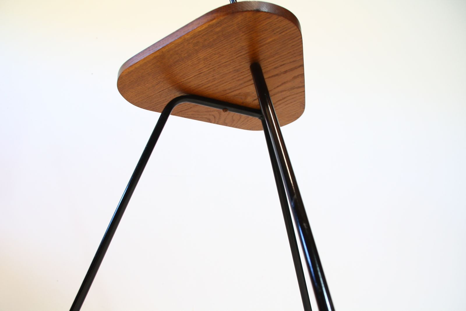 Scandinavian Mid Century Grasshopper Floor Lamp   Teak C.1950 photo vintage