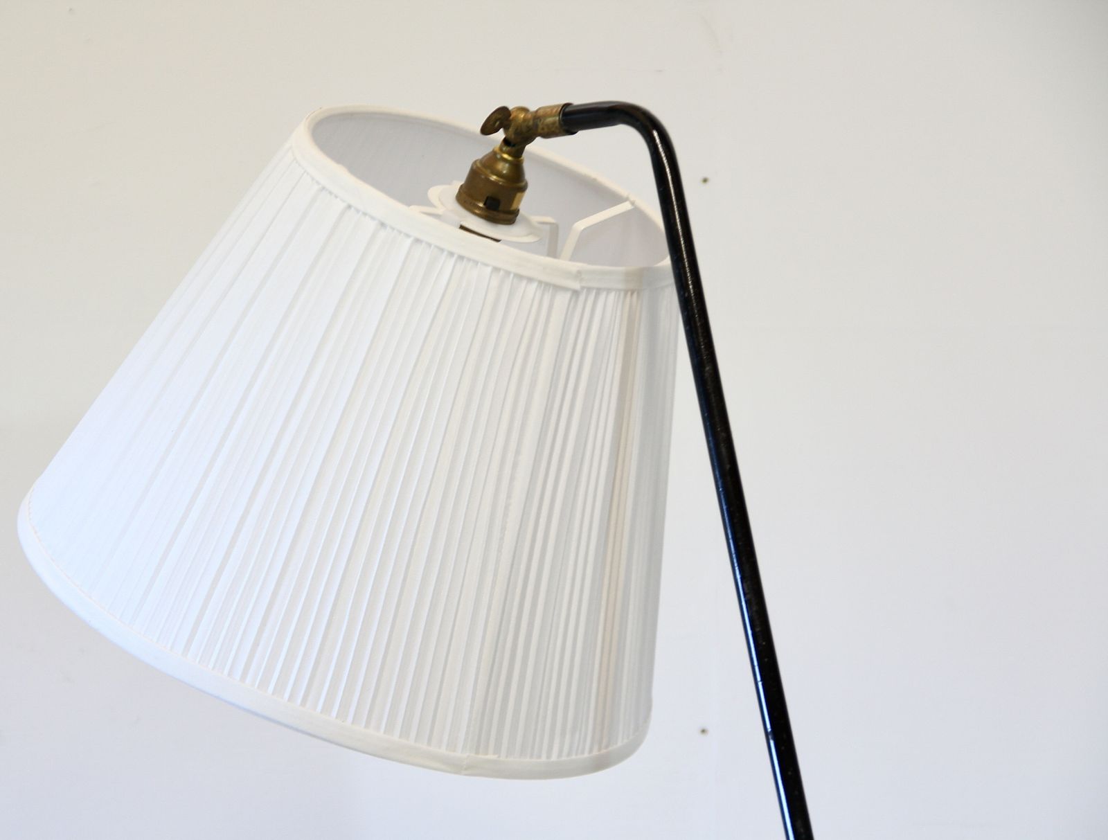 Lighting Scandinavian Mid Century Grasshopper Floor Lamp   Teak C.1950 photo