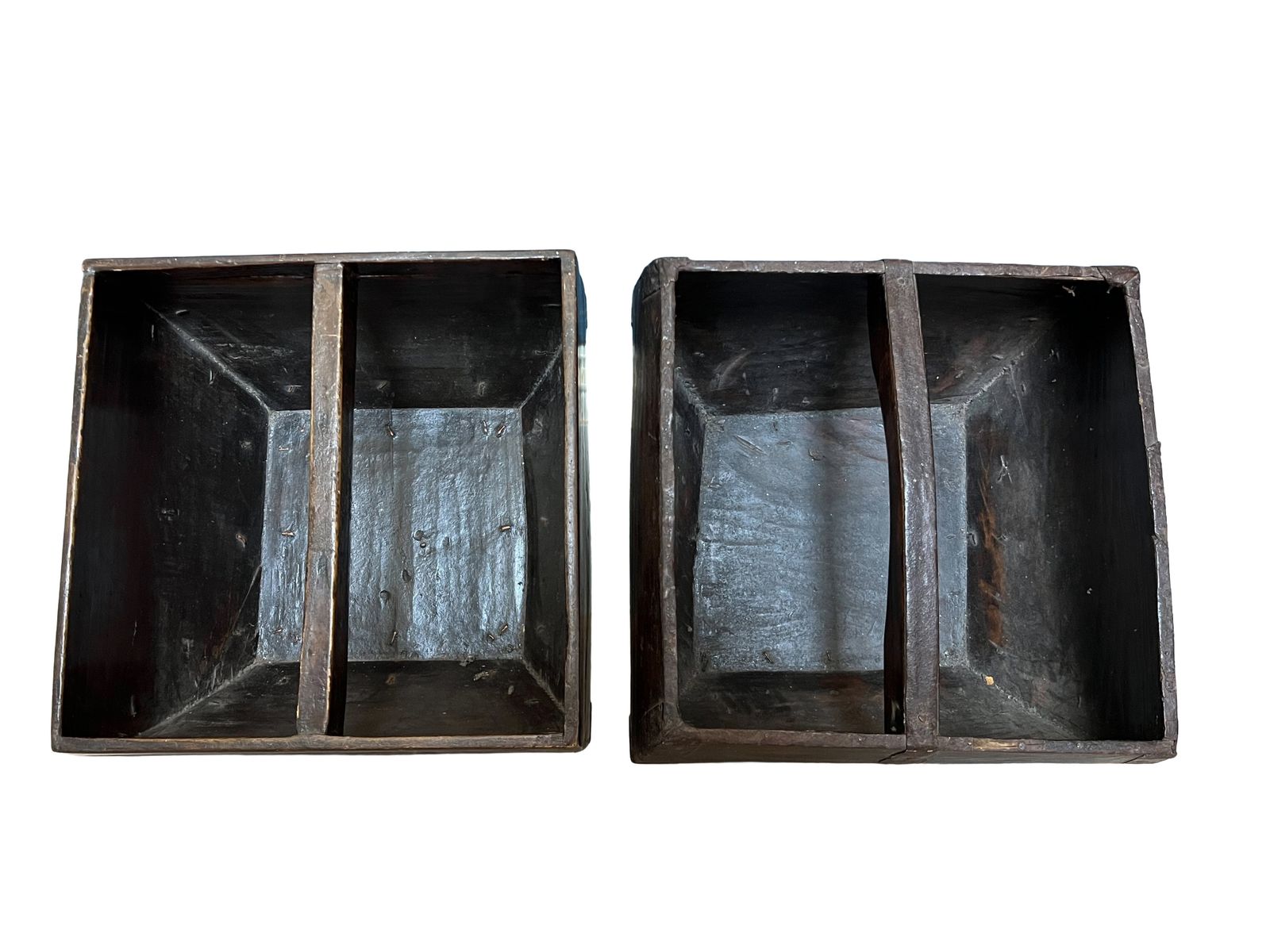 A Pair Of Chinese Rice Basket With Iron Fittings photo furniture