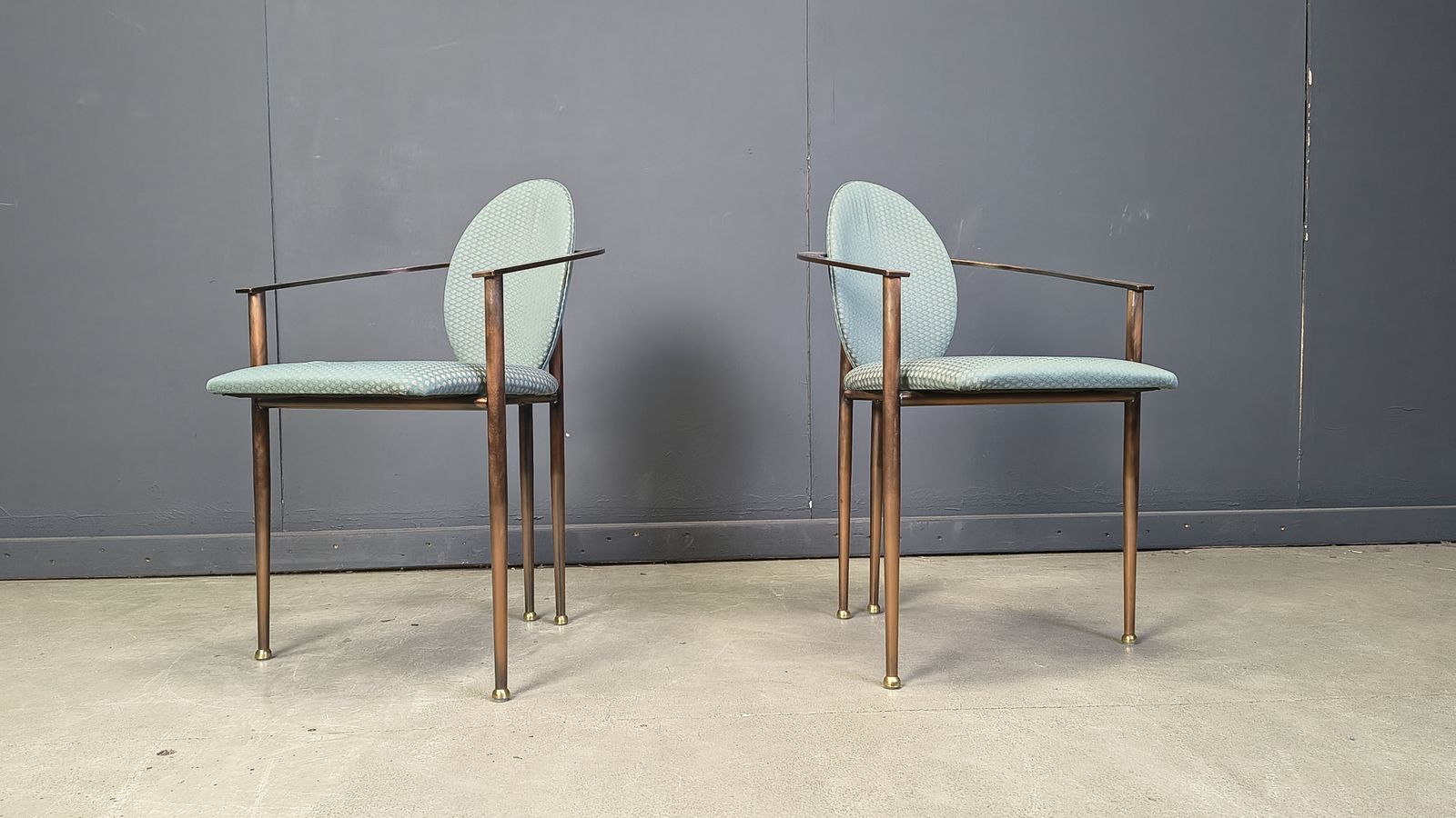 Post Modern Dining Chairs By Belgochrom, Set Of 6   1980s photo Furniture