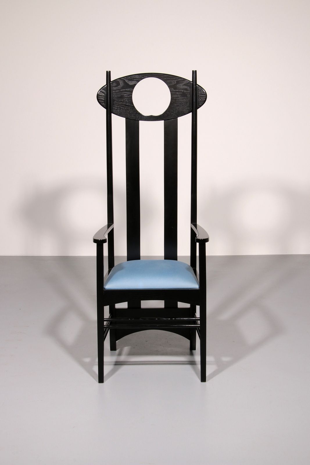 Charles Rennie Mackintosh High Back Chair Italy photo furniture