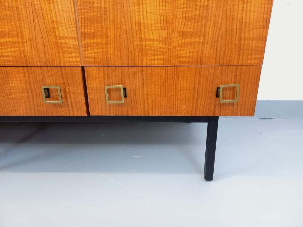 photo furniture Modernist 1960s Wardrobe In Teak And Metal