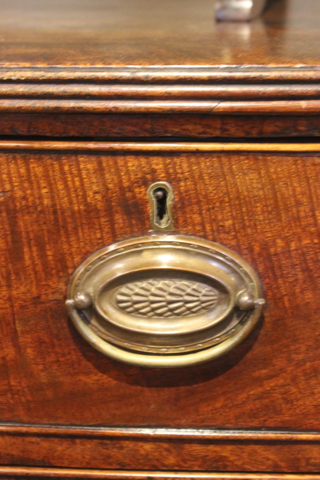 19thc. Mahogany Bow Fronted Chest Of Drawers photo vinterior