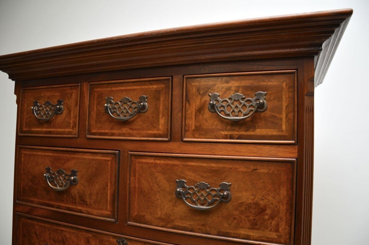 Antique Walnut Chest On Chest Of Drawers photo vinterior