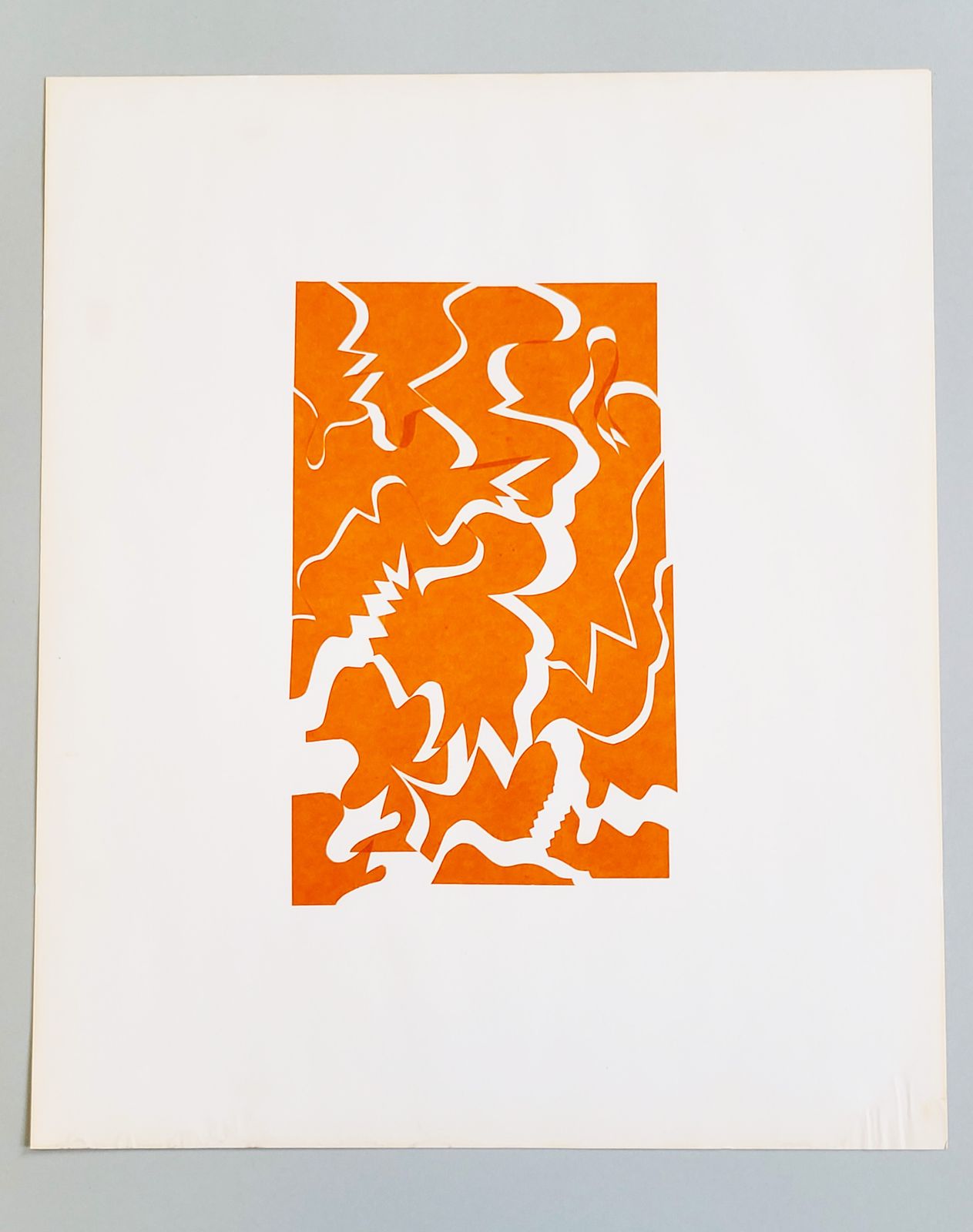 Set Of 4 Modernist Collages In The Style Of Matisse, 1950s photo Art
