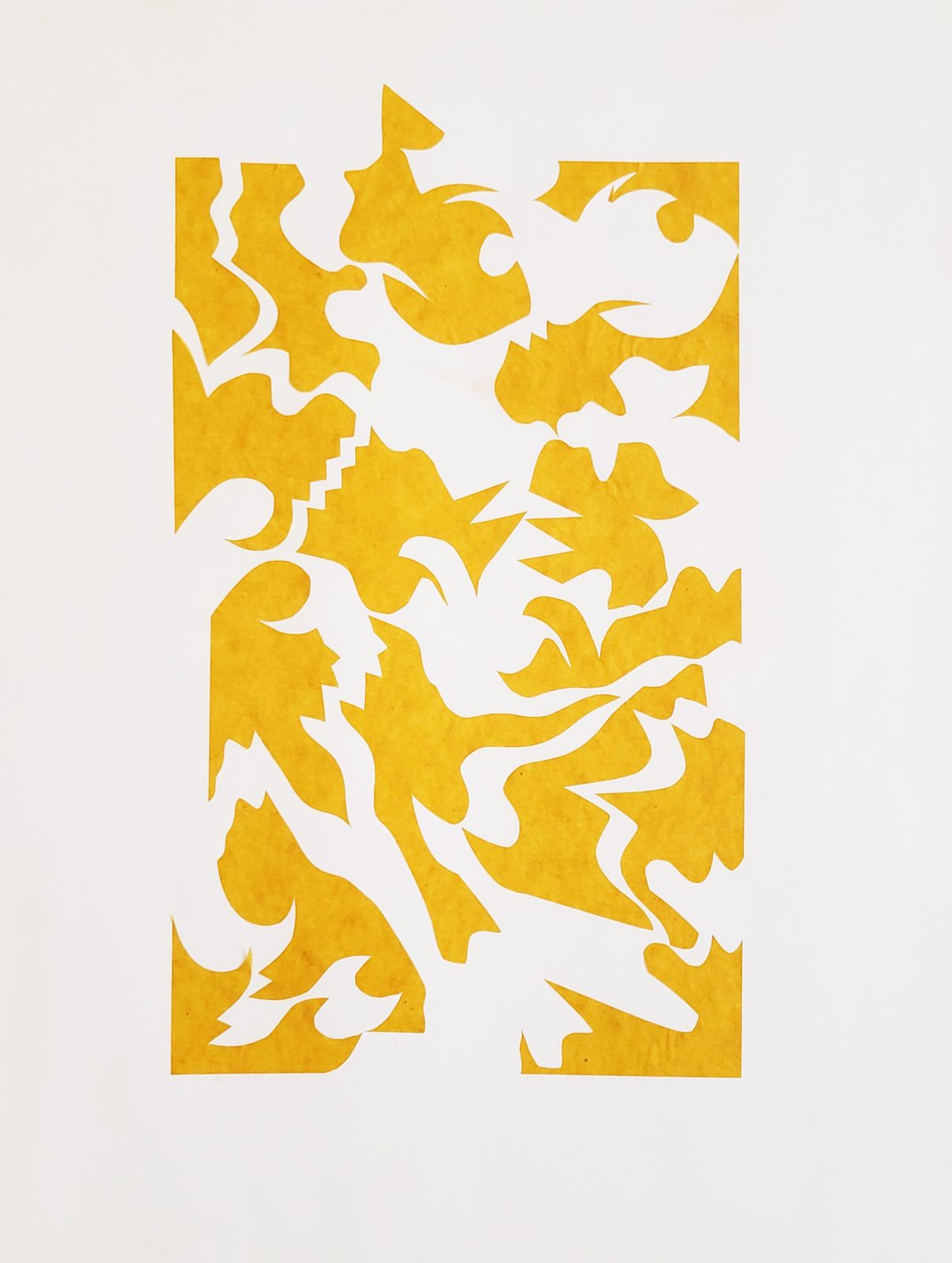Set Of 4 Modernist Collages In The Style Of Matisse, 1950s photo vinterior