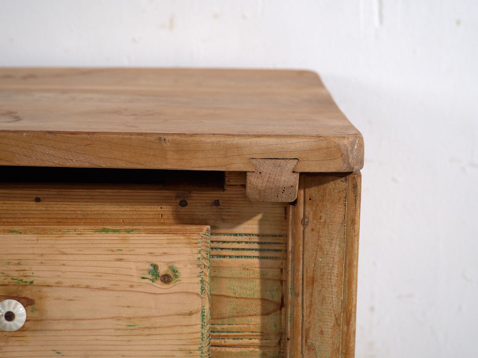 Central European Pine Kitchen Table With Two Drawers – Tyrol, Circa 1910 photo buy