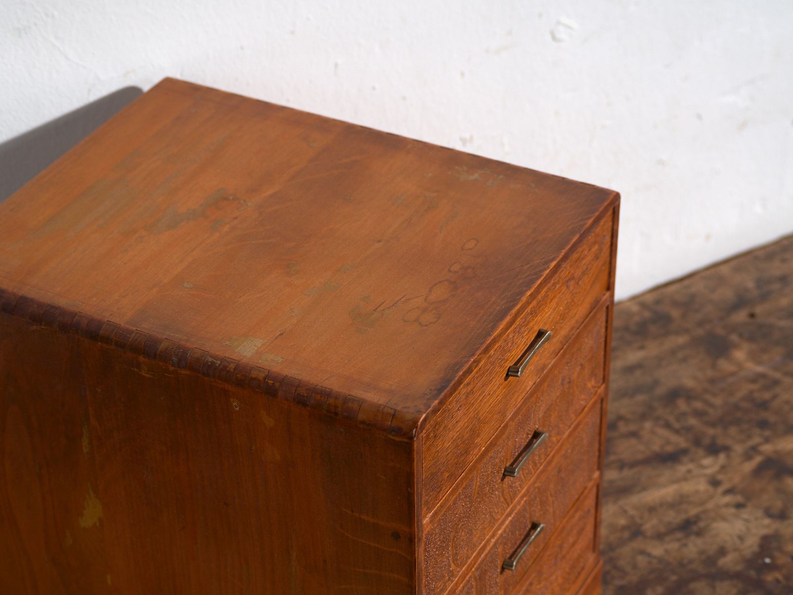 Small Japanese Kotansu Chest In Nara Oak – Japan, Shōwa Period, Circa 1960 photo furniture