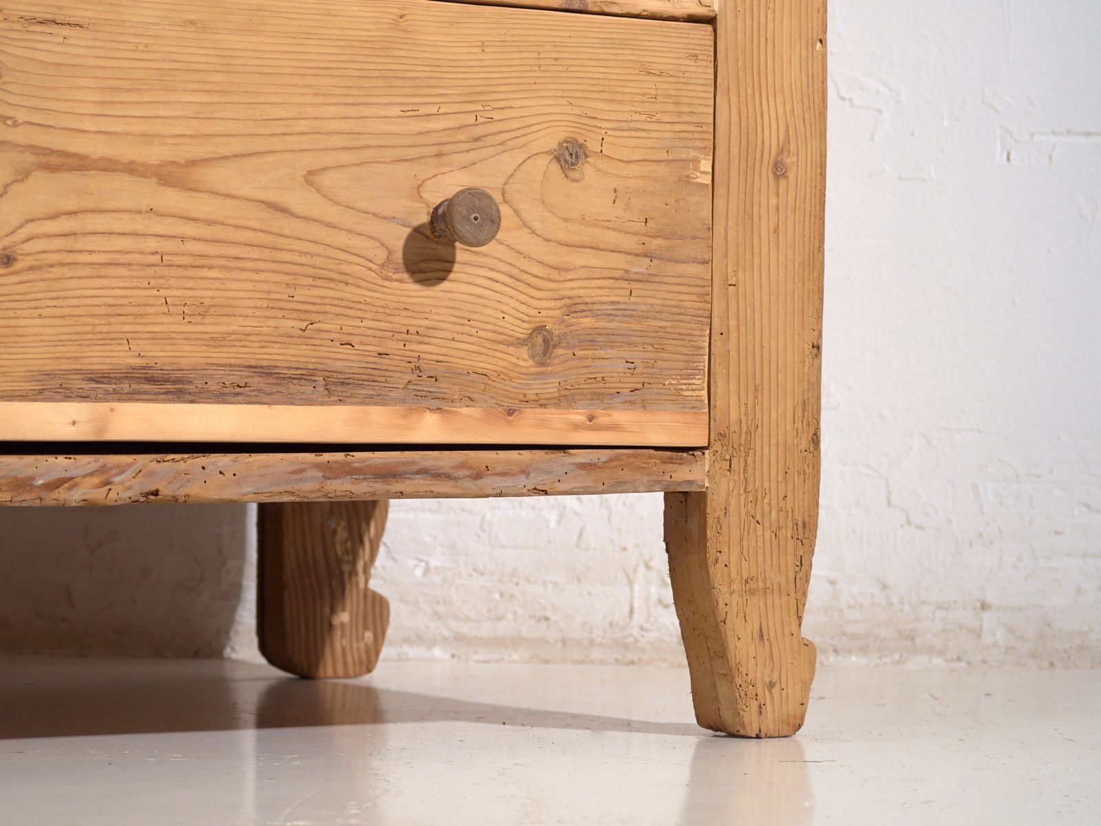 Central European Chest Of Three Drawers In Washed Pine – Central Europe, Circa 1900 photo furniture