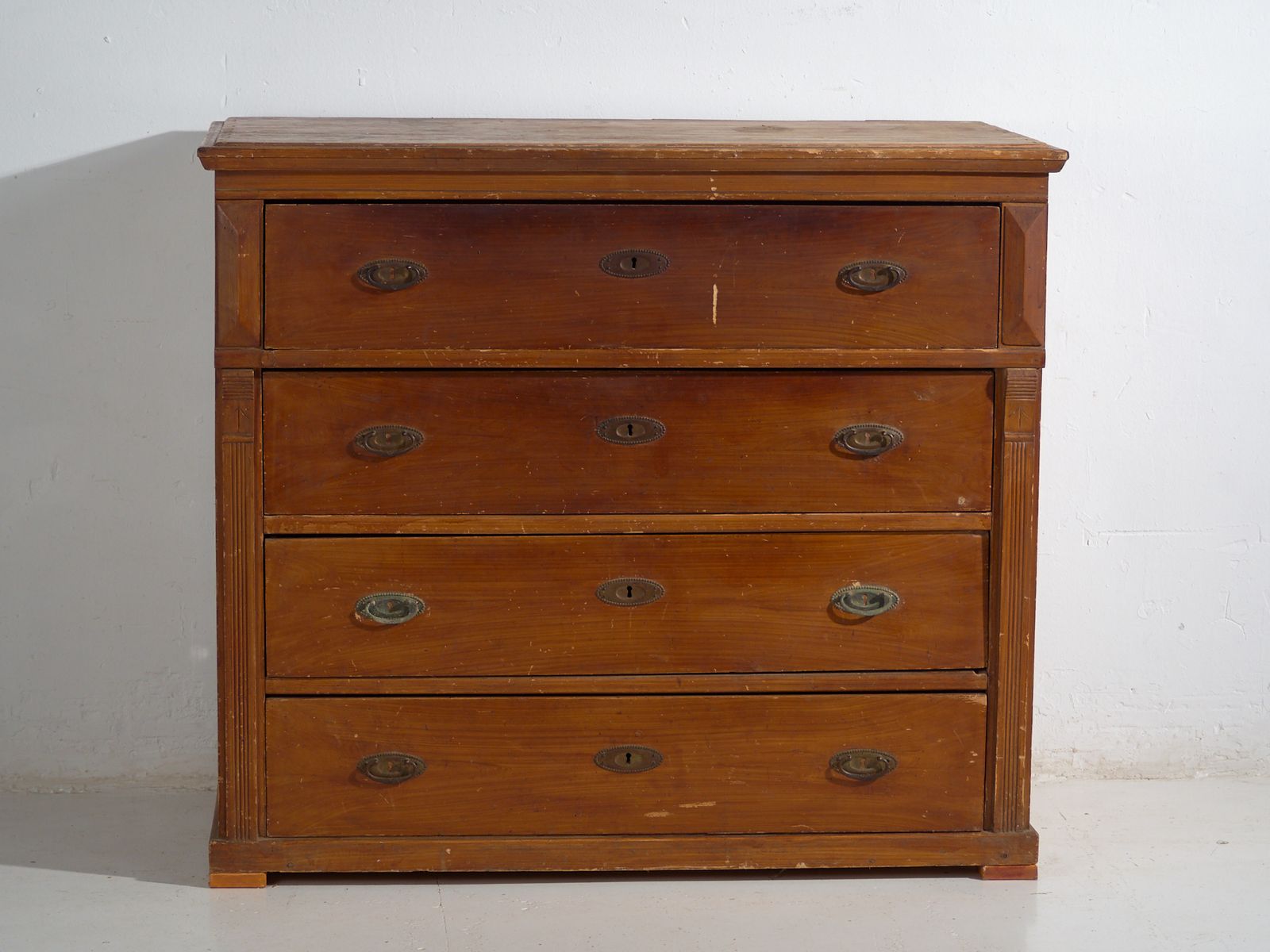Antique Central European Four Drawer Chest Of Drawers – Central Europe, Circa 1910 photo 1818.0
