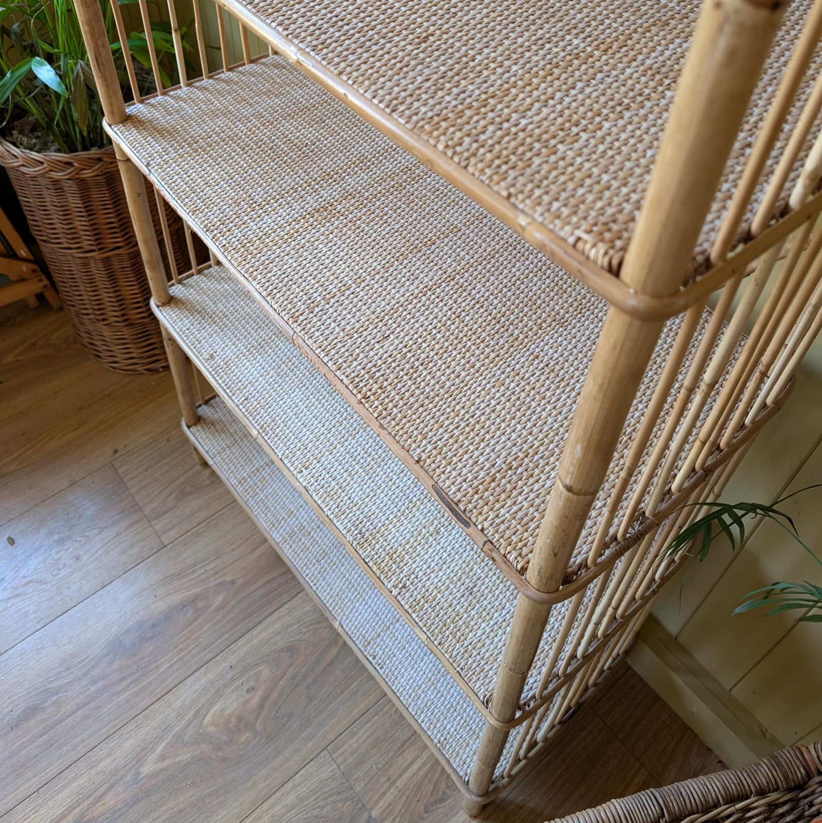 Mid Century Bamboo And Rattan Shelves photo 245.0