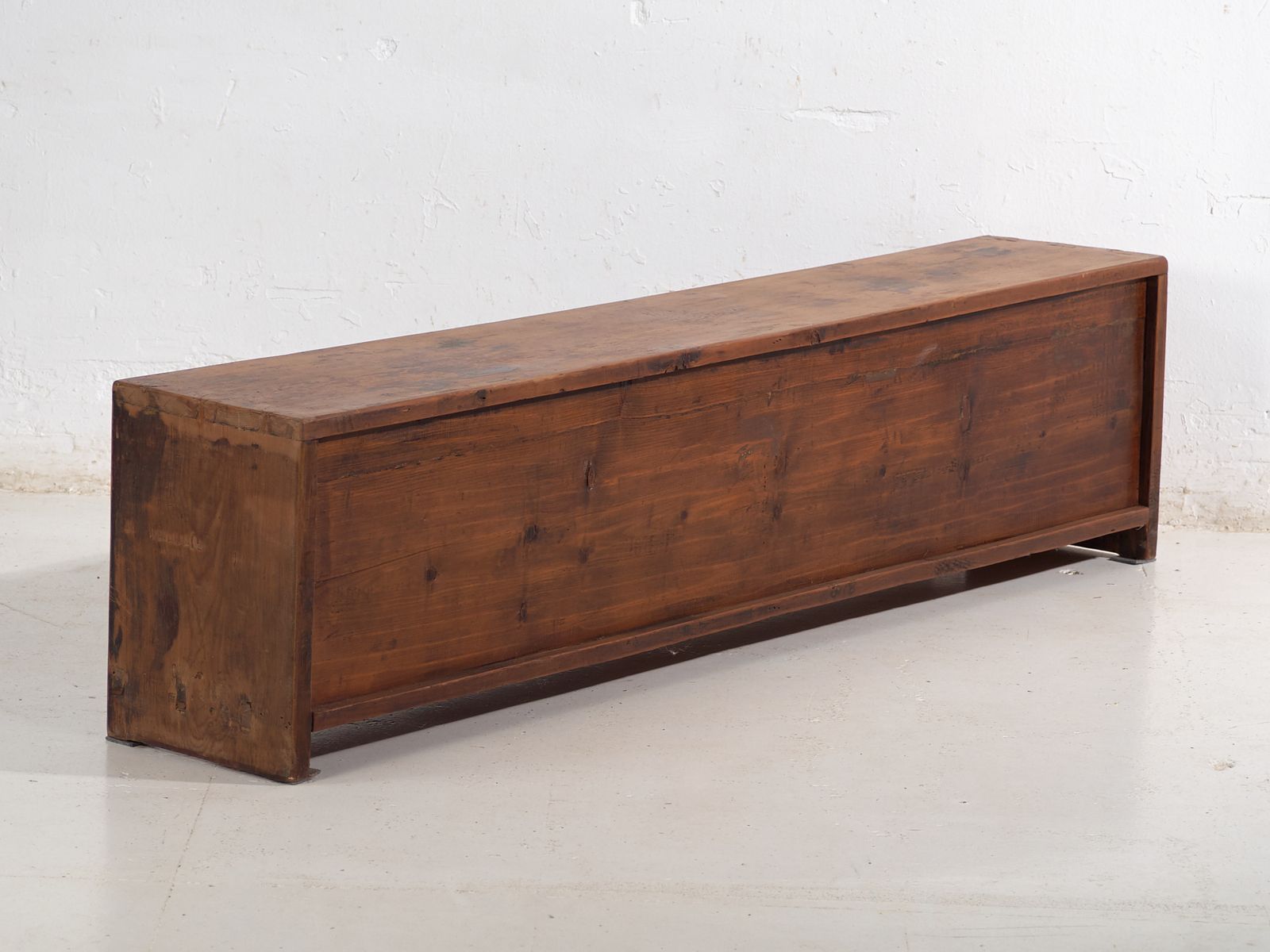 Furniture Antique Low Sideboard In Pine Wood – China, Circa 1930 photo
