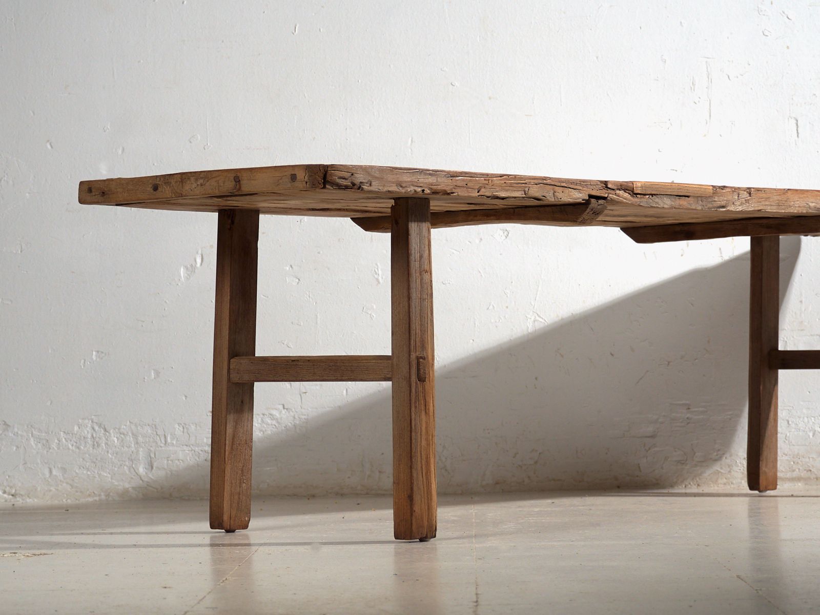 Antique Bench Table In Solid Wood – Shandong, Circa 1930 photo 798.0