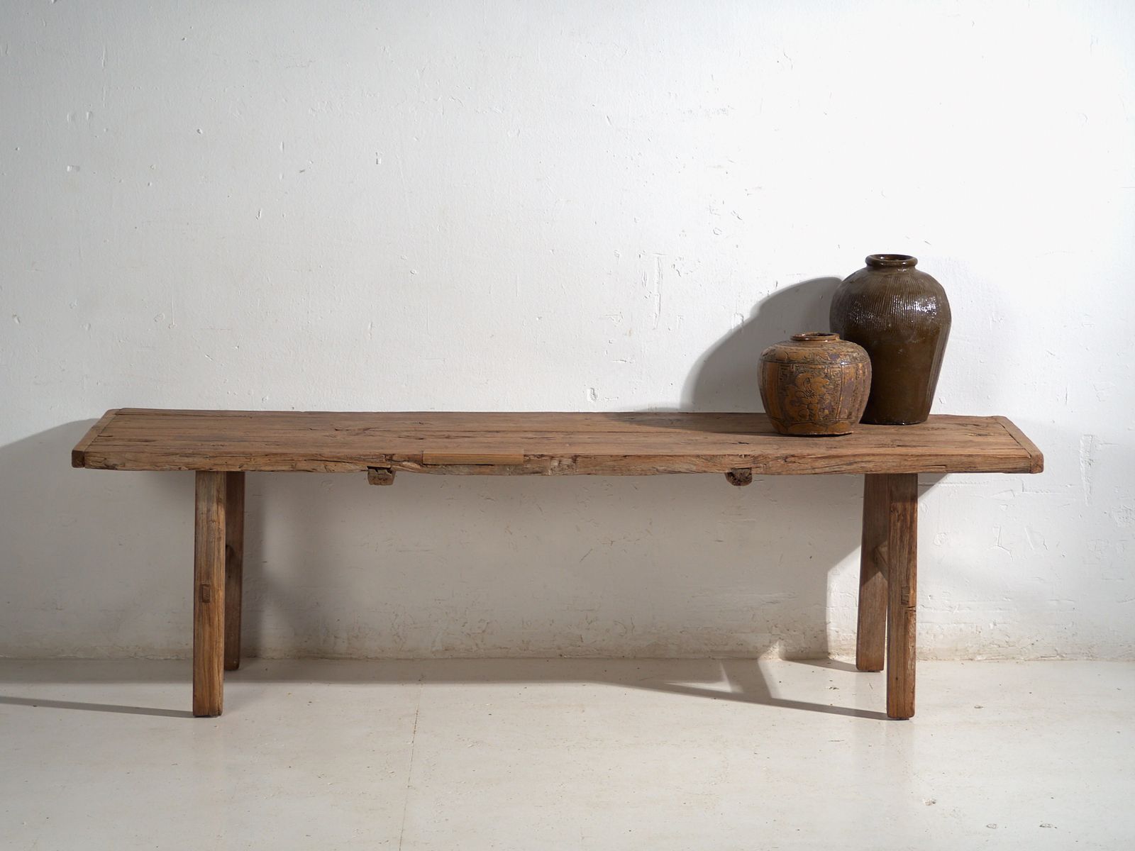photo for sale Antique Bench Table In Solid Wood – Shandong, Circa 1930