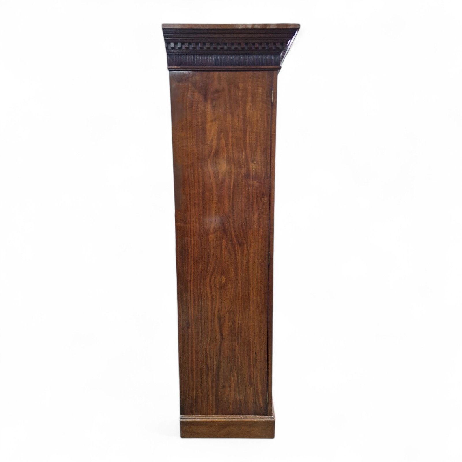 photo for sale Victorian Combination Wardrobe Antique Carved Walnut Large Triple Wardrobe