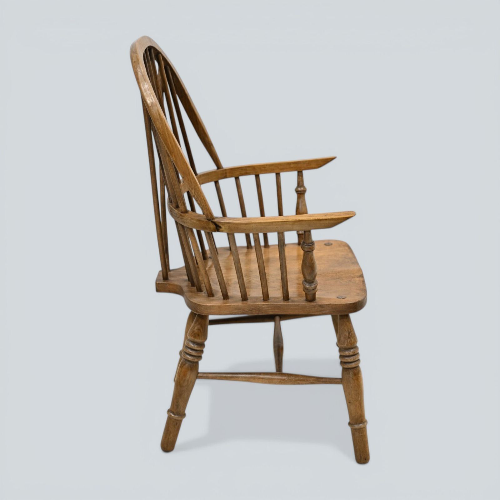 Stick Back Windsor Chair Elm And Beech Antique Bow Back Carver Free Uk Delivery* photo buy