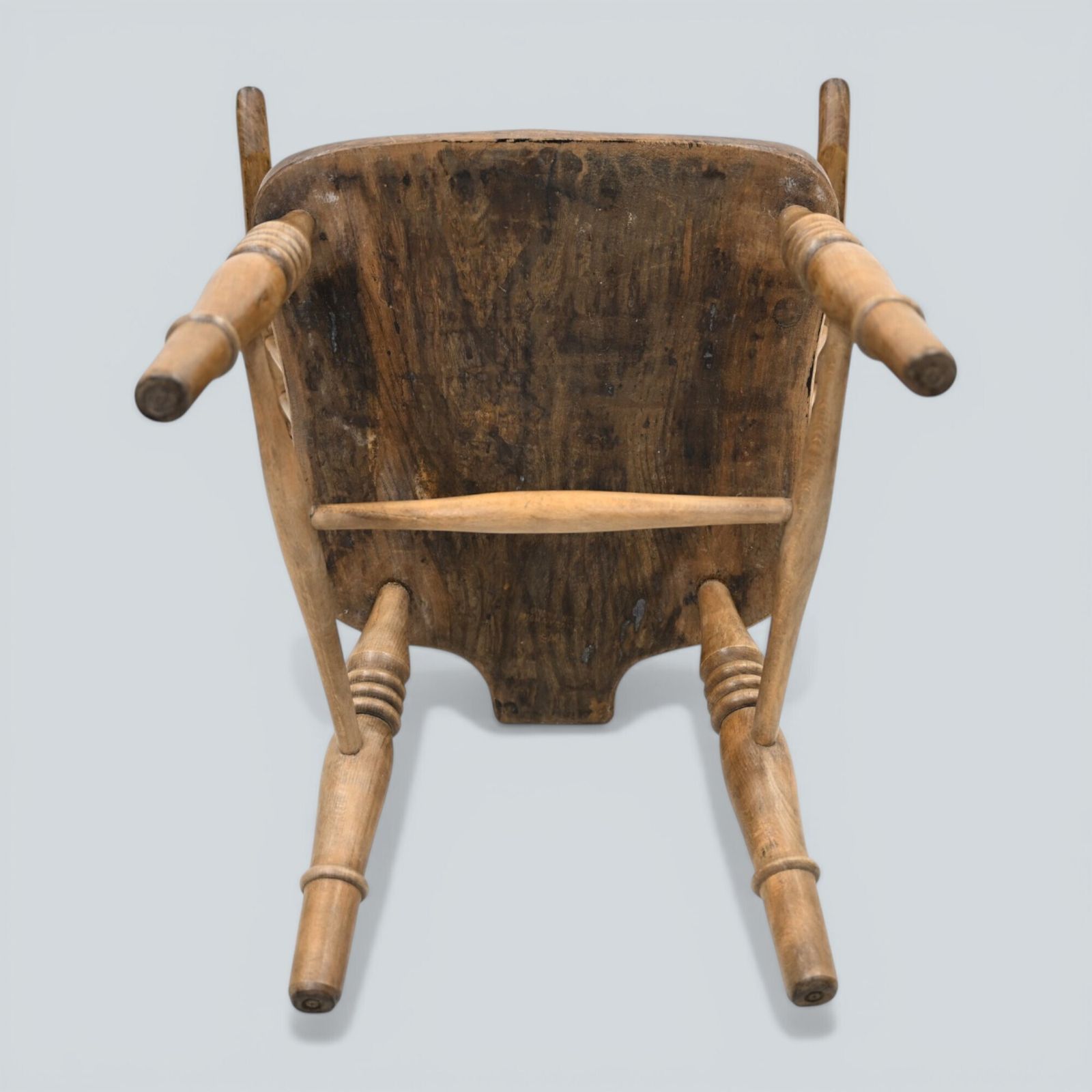 photo for sale Stick Back Windsor Chair Elm And Beech Antique Bow Back Carver Free Uk Delivery*