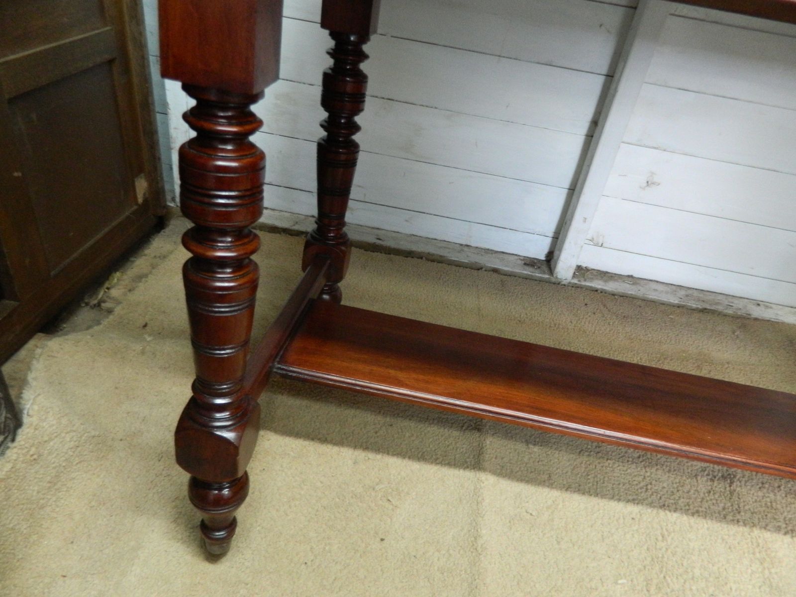 photo for sale Victorian Marble Wash Stand With Tiled Back Mirror & 2 Drawers Mahogany