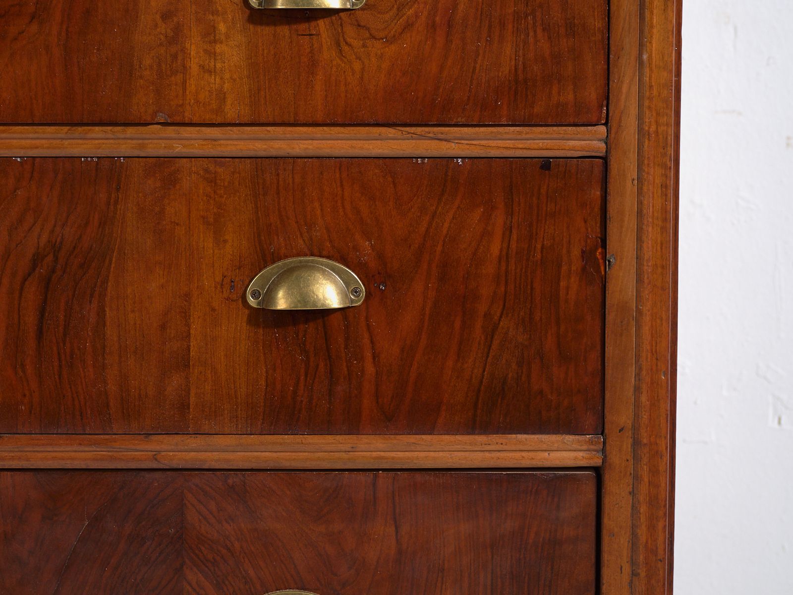 Antique Pine Chest Of Drawers With Four Drawers And Brass Handles – Central Europe, Circa 1900 photo buy