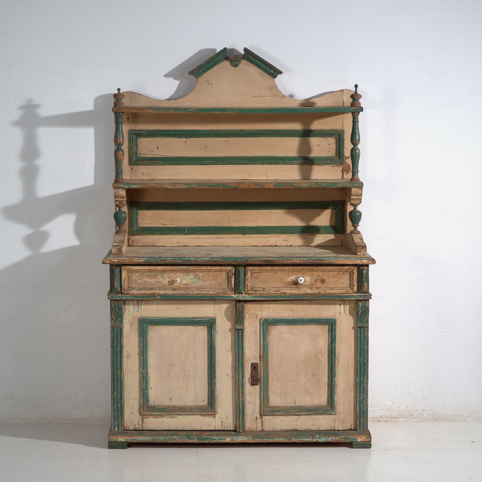 Kitchen Cabinet In Pine With Two Doors And Shelves – Central Europe, Circa 1910 photo buy