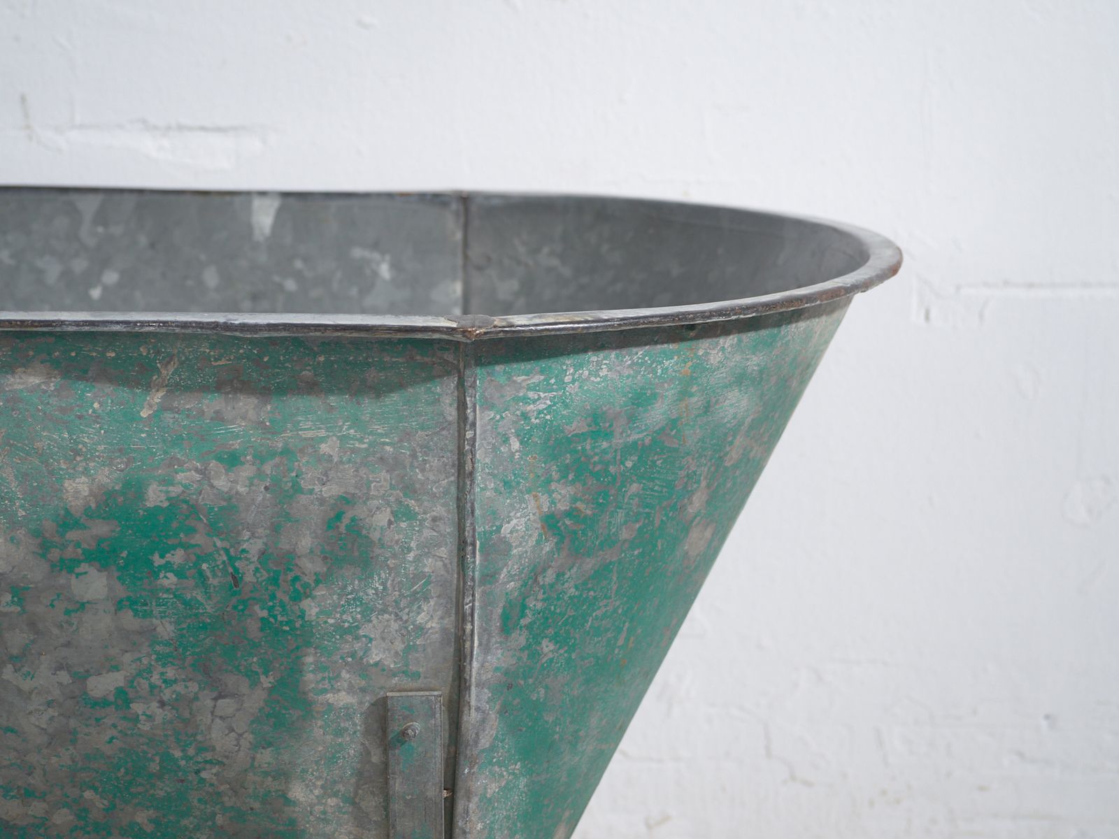 Industrial Galvanized Metal Storage Container – Central Europe, Circa 1905 photo 543.0