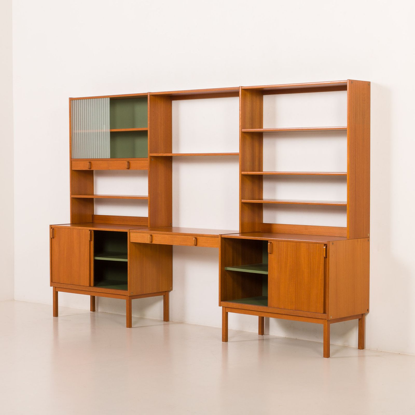 Free Standing Wall Unit With A Desk By Bertil Fridhagen For Bodaford, Sweden, 1960 photo buy