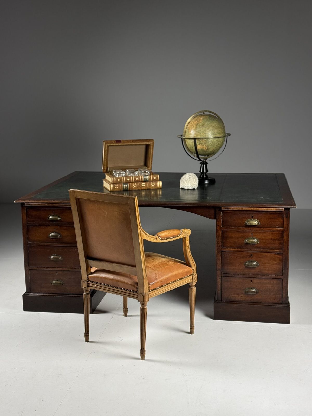 Classic English Desk, Mid 20th Century