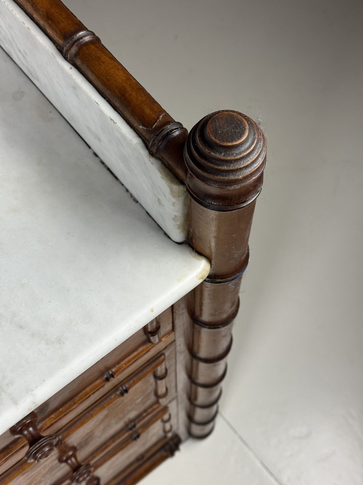 Furniture Faux Bamboo Chest Of Drawers 1900 photo