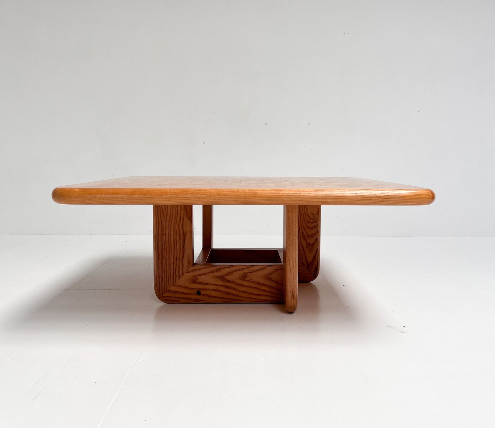 Beechwood Mosaic Inlaid Coffee Table Attributed To Middelboe And Lindum, 1970s photo furniture
